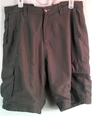 Hierarchy Cargo Shorts HRWS141150 Men's Charcoal Gray Size 34